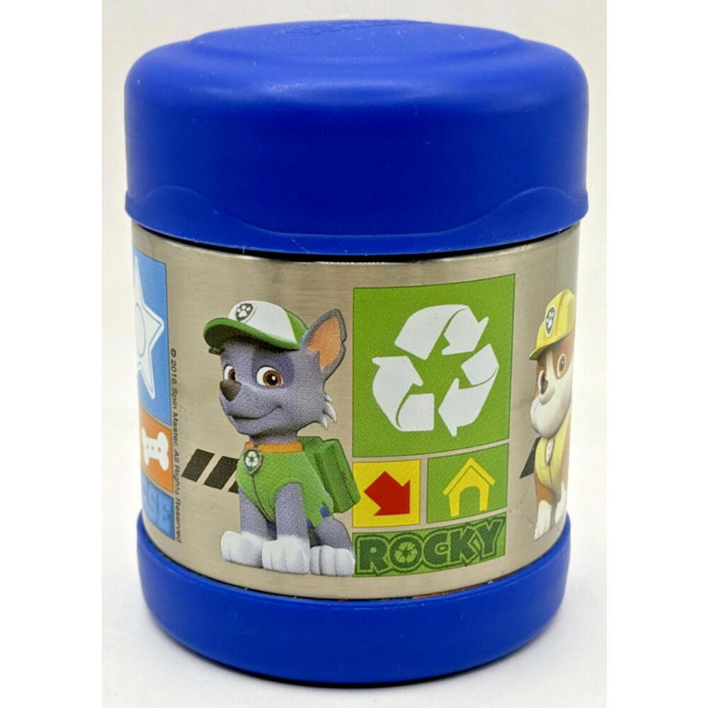 Paw Patrol Lunch Sized Thermos, SS Inside, Chase, Rocky, Rubble, Marshall
